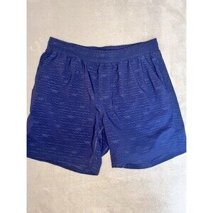 Rhone Shorts Mens XL 7" Inseam Blue MAKO Performance Stretch 100893 Workout Gym